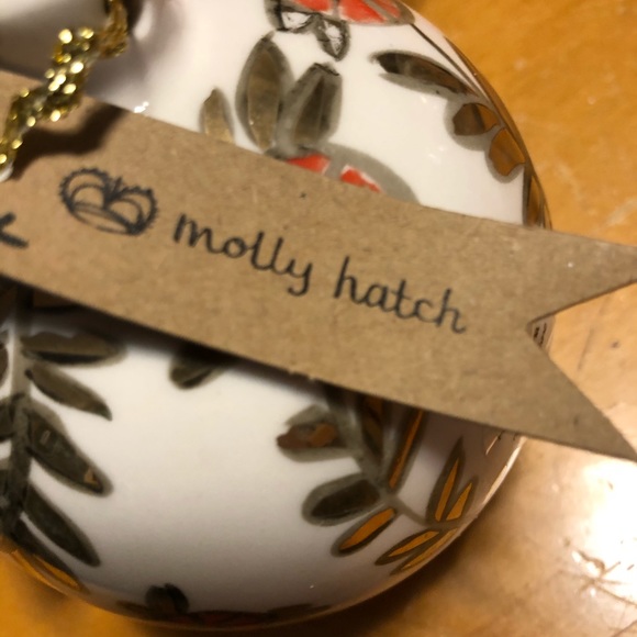 Molly Hatch Ceramic Cheer Ornament - Picture 3 of 4